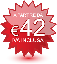A partire da € 42,00 IVA INCLUSA